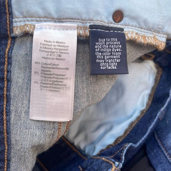 Madewell 10" High Rise Skinny Jeans Sz 35 - Picture 8 of 14